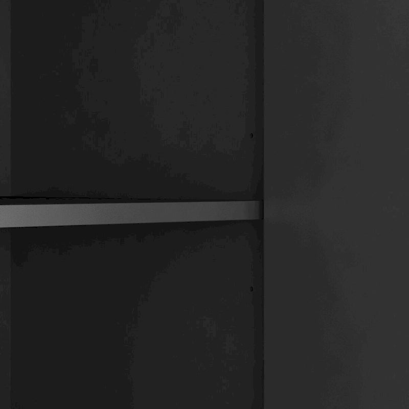 Freestanding Sideboard Storage Cabinet with Drawers Double Doors Adjustable Shelves Black White